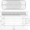 Вторичный (ГВС) теплообменник для газовых котлов Bosch, Buderus